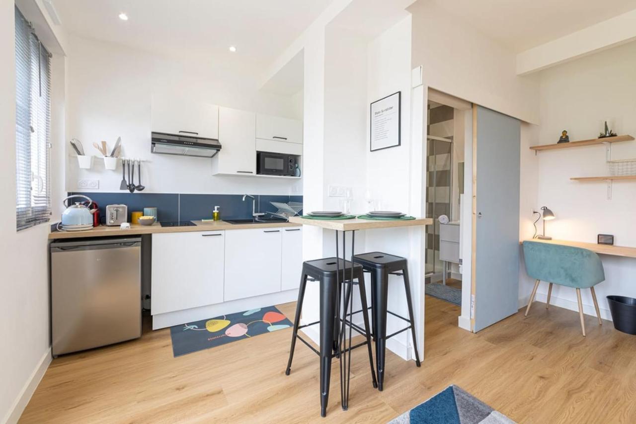 Le Yellow, Studio Renove, Tout Confort, Jardin Apartment Saint-Jacques-de-la-Lande Ngoại thất bức ảnh